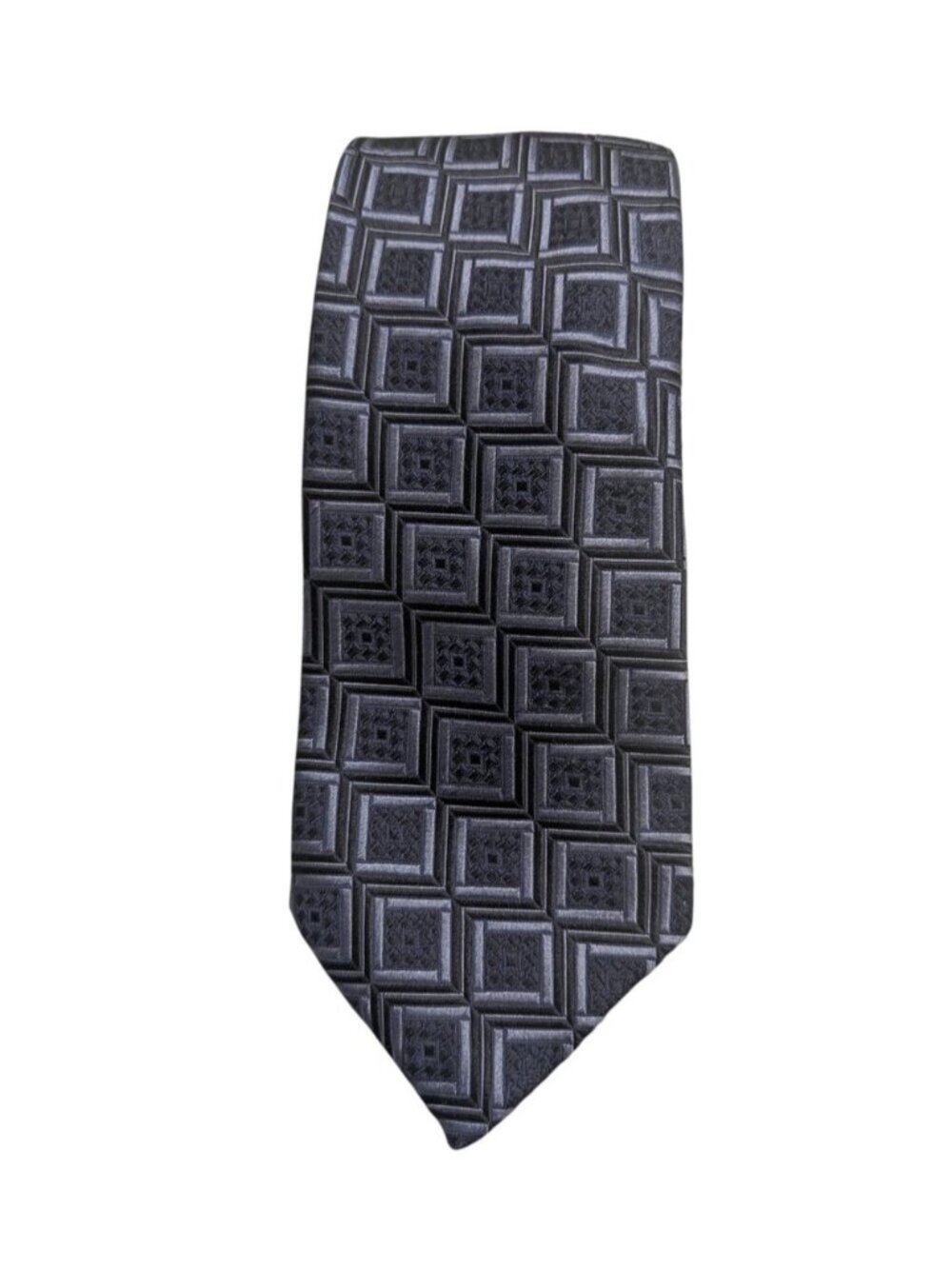 CANALI Men's Textured Geometric Silk Tie